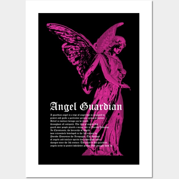 Angel Guardian Wall Art by littlefrog